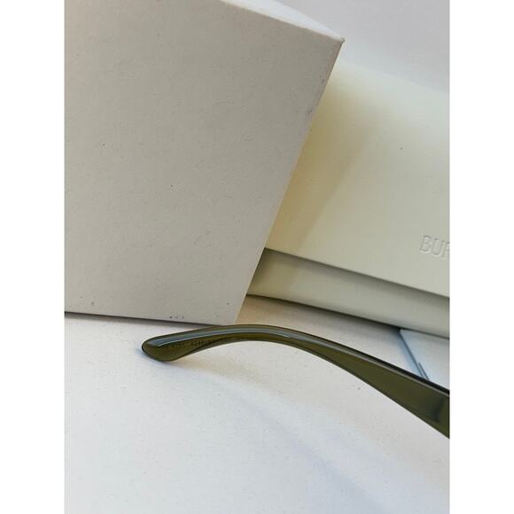 NEW Burberry BE4291 Green Shield Sunglasses